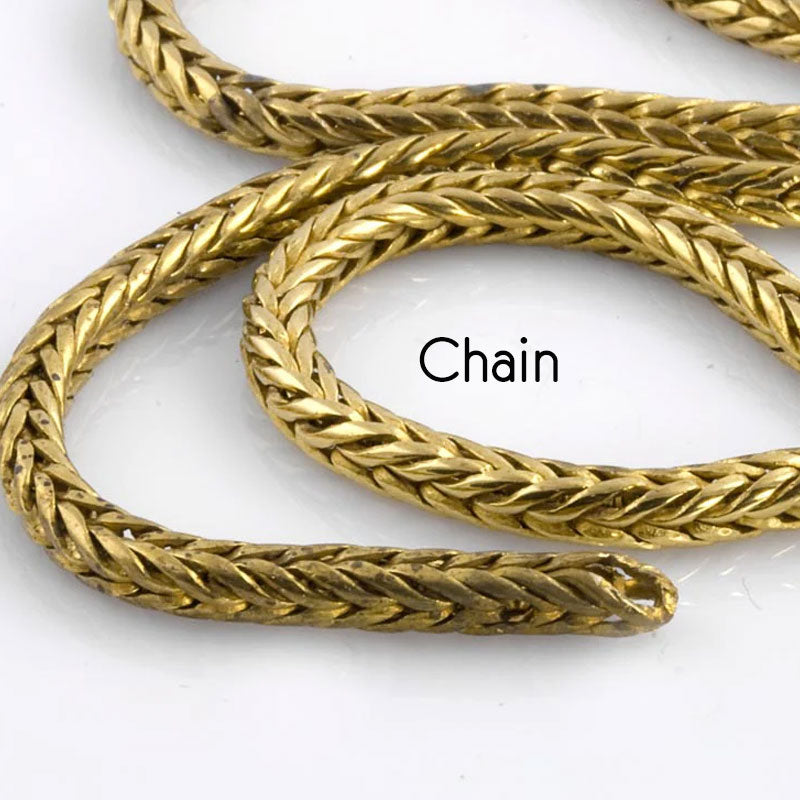 Selection of brass chains