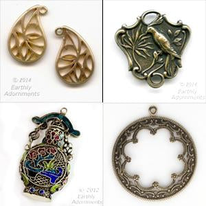Selection of charms or pendants