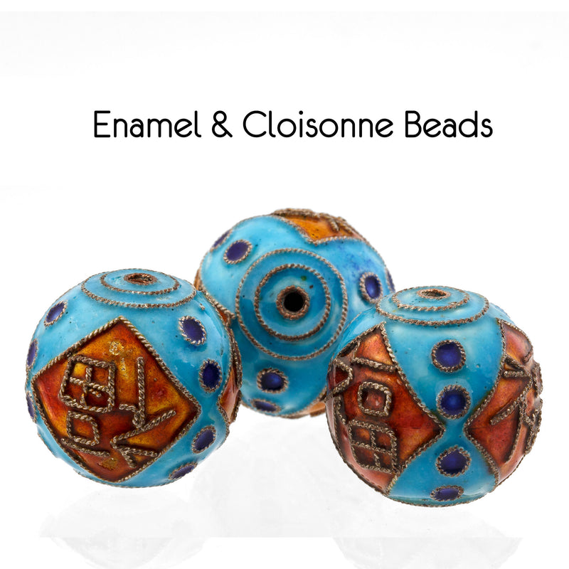 examples of enameling and cloisonne