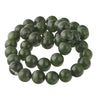 Genuine natural high grade 1980s Taiwan Nephrite jade, 10mm. 9 inch. strand. b4-jad501