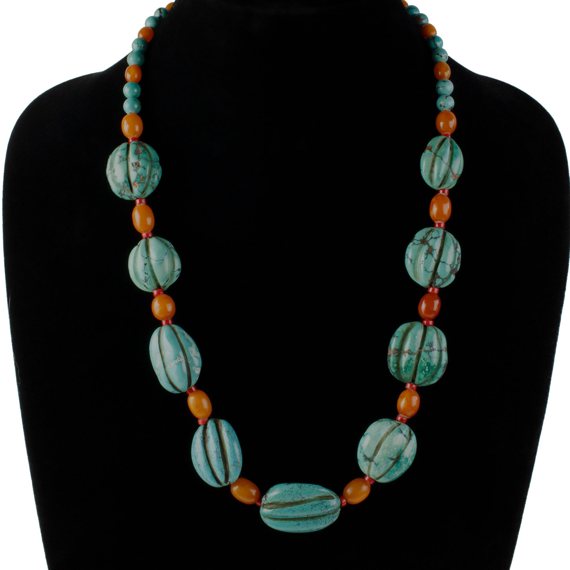 M. Cohen Turquoise Bead Necklace