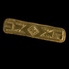 Small Victorian gold plated over silver bar pin