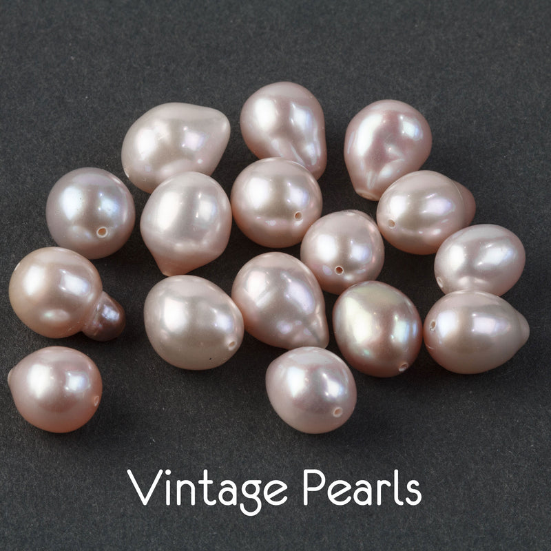 strand of superlusterous pink pearls