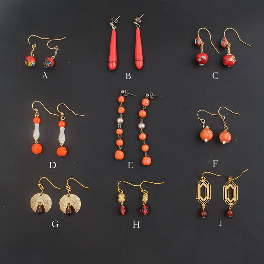 Earring Collection Sale - Handmade earrings from vintage component- $10/pair. EC2
