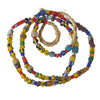 Christmas Beads, multicolor. 20 inch strand. Pkg 1. b17-361