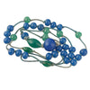 Vintage Chinese Art Deco Peking glass bead sautoir necklace. nlbd2200