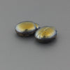 Czech marea finish 2-hole glass scarab bead. 20x16x8mm. Pkg of 1. b11-mi-0063