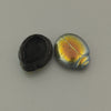 Czech marea finish 2-hole glass scarab bead. 20x16x8mm. Pkg of 1. b11-mi-0063