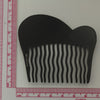 1960's French hand painted vintage hair comb. Acrylic.    ac-h-239