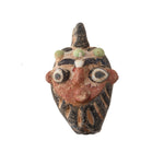 Ancient Phoenician glass head pendant reproduction. 1 pc.