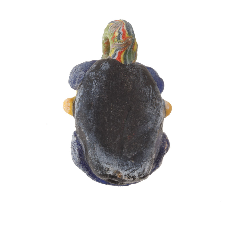 Ancient Phoenician glass head pendant reproduction. 1 pc.