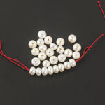 "A" quality freshwater pearls, 4.5-5mm nesting. Vintage 1990s. b15-prl152