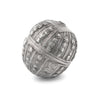 Antique silver Yemeni wedding bead. 39mm x 34.5 mm. b18-684cs