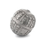 Antique silver Yemeni wedding bead. 39mm x 34.5 mm. b18-684cs