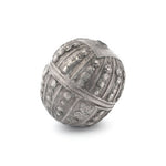 Antique silver Yemeni wedding bead. 39mm x 34.5 mm. b18-684cs