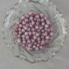 Vintage West Germany pressed glass rounds. 6mm .1960s.  Pkg of 50. b11-pp-0771
