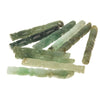 Nephrite Jade carved bamboo shape beads. 38-42mmx5.5 mm in diameter.Pkg 1. b4-jad498