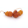 Antique Baltic amber free form beads 15mm to 32mm. Str. 9 beads. b4-amb121