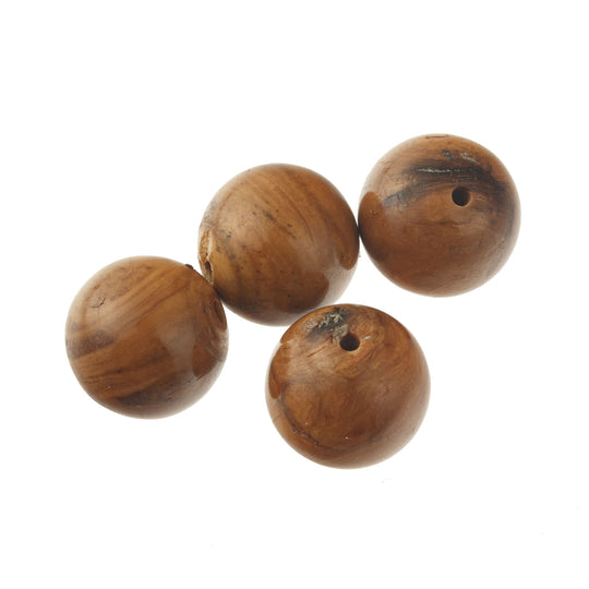 Genuine natural Baltic amber round bead.  12.5 to 14mm. Pkg 1. b4-amb142