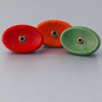 Egyptian Revival pressed glass cabochon, button or hatpin stone 1920s Czechoslovakia. Pkg 1 b5-554