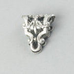 Antique silver plated filigree bail. 22x12mm. Sold individually. b9-2361s