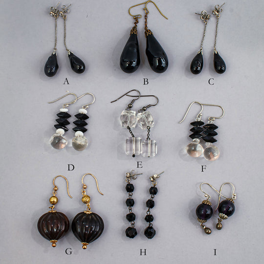 Earring Collection Sale - Handmade earrings from vintage component- $10/pair. EC3