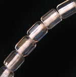 Vintage Czech faceted cylinders 7x5mm strand of 25. b11-pp-0989