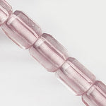Vintage Czech faceted cylinders 7x5mm strand of 25. b11-pp-0986(e)
