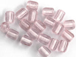 Vintage Czech faceted cylinders 7x5mm strand of 25. b11-pp-0986(e)