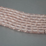 Vintage Czech faceted cylinders 7x5mm strand of 25. b11-pp-0986(e)