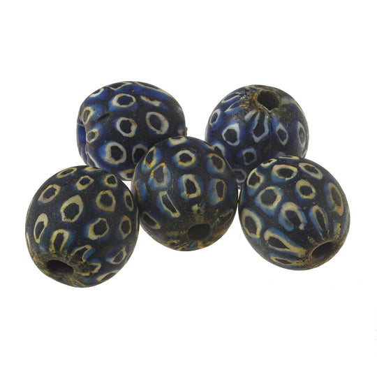 Ancient Indonesian Jatim bead modern reproduction. 19-20mm. Sold individually. b1-727
