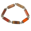 Victorian Scottish Hexagonal agate gemstone bracelet. j-brvn1008