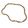 Victorian Maple Leaf Chain Gold Necklace, 10 kt., 19' long . j-nlch185