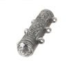 Ottoman silver chased niello Islamic prayer box amulet or pendant. pdet821cs