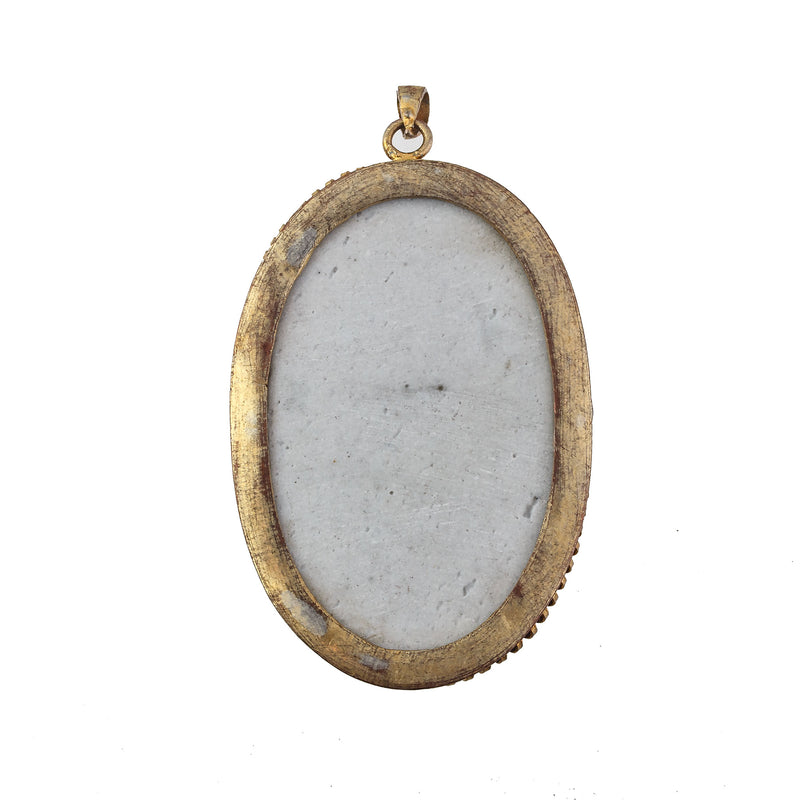 Antique Chinese porcelain shard pendant genuine Qing Dynasty. pdor432-22