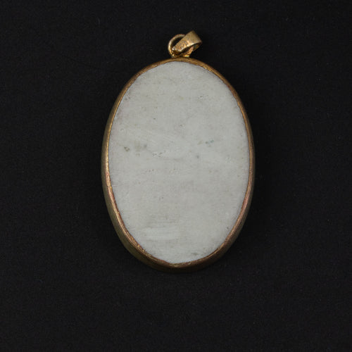 Antique Chinese porcelain shard pendant genuine Qing Dynasty. pdor432-18