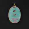 Antique Chinese porcelain shard pendant genuine Qing Dynasty. pdor432-18