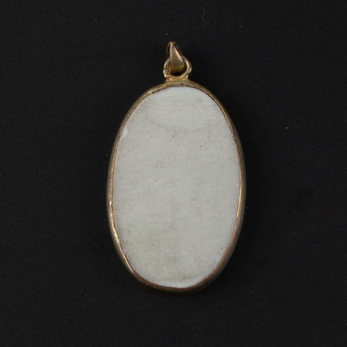Antique Chinese porcelain shard pendant genuine Qing Dynasty. pdor432-20