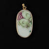 Antique Chinese porcelain shard pendant genuine Qing Dynasty. pdor432-21