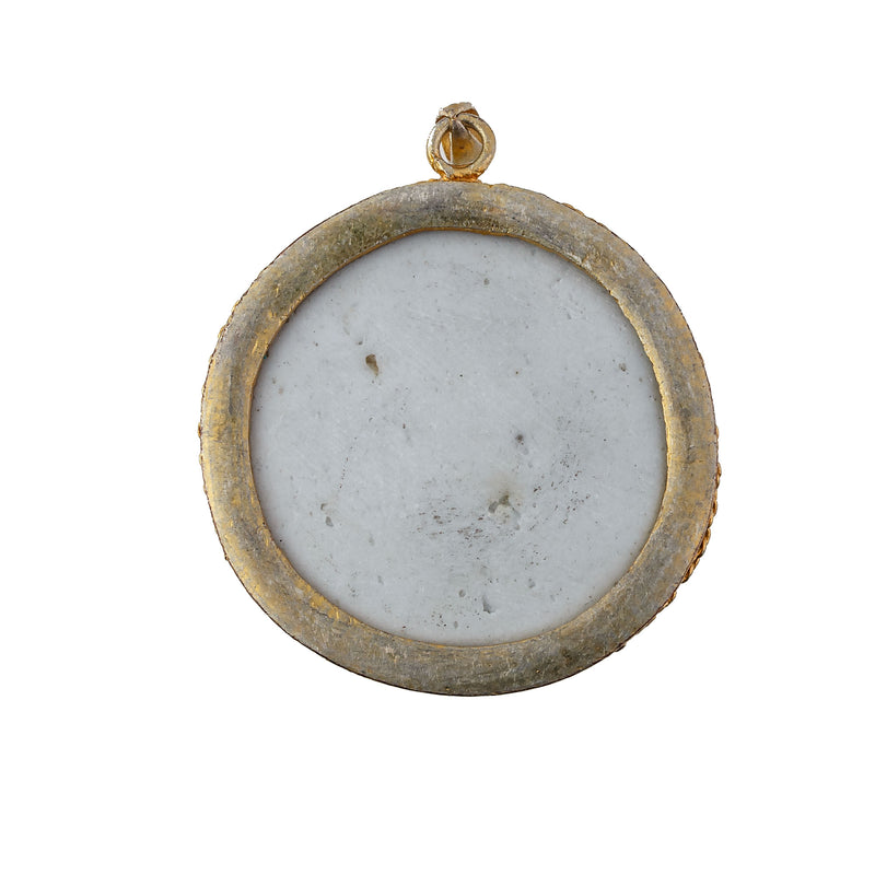 Antique Chinese porcelain shard pendant genuine Qing Dynasty. pdor432-24