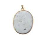 Antique Chinese porcelain shard pendant genuine Qing Dynasty. pdor432-31
