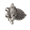 Antique Yemeni Rashaida granulated sterling silver  amulet pendant. j-pdvs682