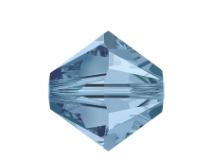 Vintage Swarovski crystal bicones, Montana Blue, Art.5301. 4mm Pkg 36. b11-bl-2174
