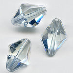Vintage Swarovski® crystal diamond bicone art 5121. 15x12mm. Pkg of 1.