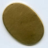 Brass cabochon setting for 45x30mm stone. Pkg of 1