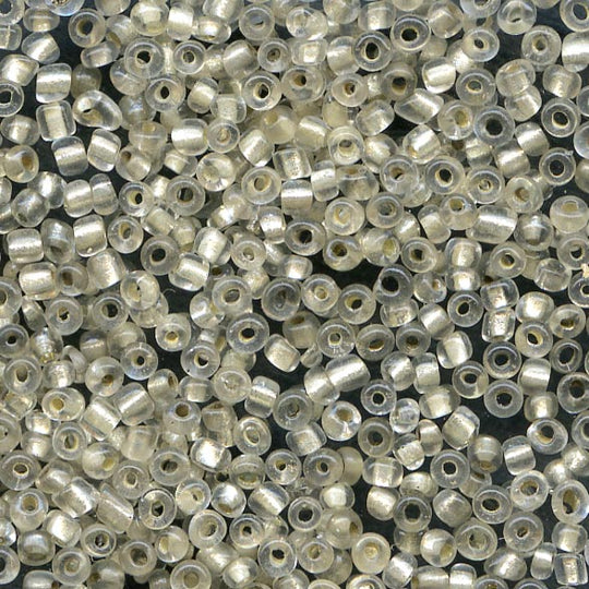 b17-117-Vintage West German 18° clear with silver foil. 10 gram package