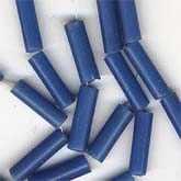 Antique Drawn Venetian Beads in Blue, early 1900s. 11 x 3mm.Pkg. of 20. b11-bl-0753