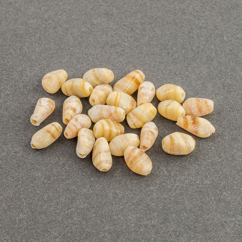 Vintage Japanese glass Agate Beads. 8-9mm. Pkg of 25. 
