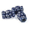 Ancient Indonesian Jatim eye bead replica. 27x18mm average size. Sold individually.