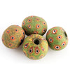 Ancient Indonesian Jatim bead replica. 20mm pkg of 1.